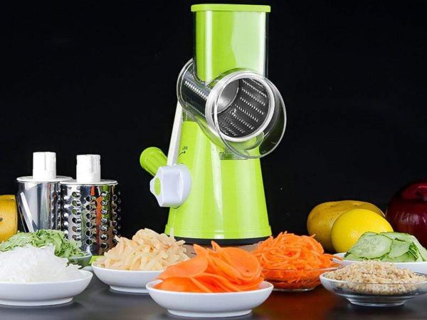 Tabletop Drum Grater | Manual Vegetable Cutter Slicer & Grater | Multi-functional Kitchen Gadget (random Colors)